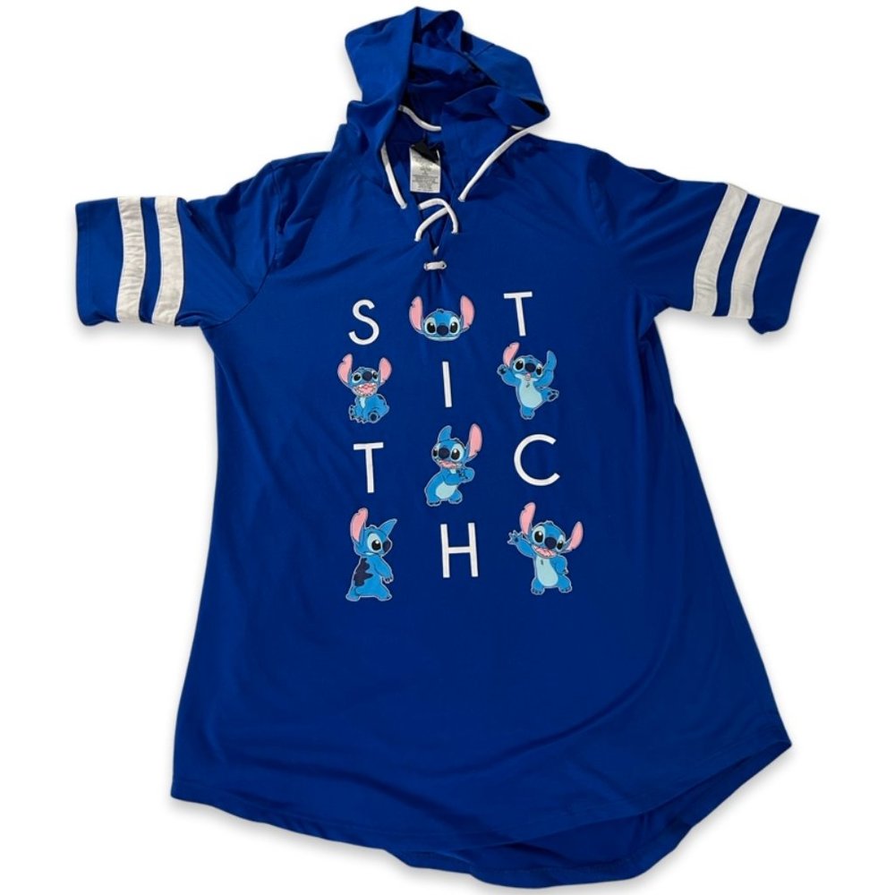 Disney's Stich from Lilo & Stich Juniors Laced Hoodie Top Size Large (11/13)